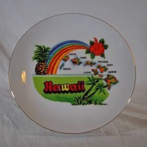 VTG Hawaii Collectible Decorative Plate
